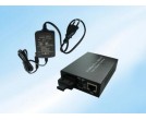 10/100/1000T to 1000 Fiber Media Converter (External Power Supply)