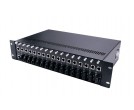 16 Slot Fiber Optic Media Converter Chassis