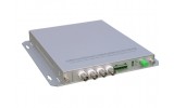 4 Channels Digital Video Optical Transmitter & Receiver 